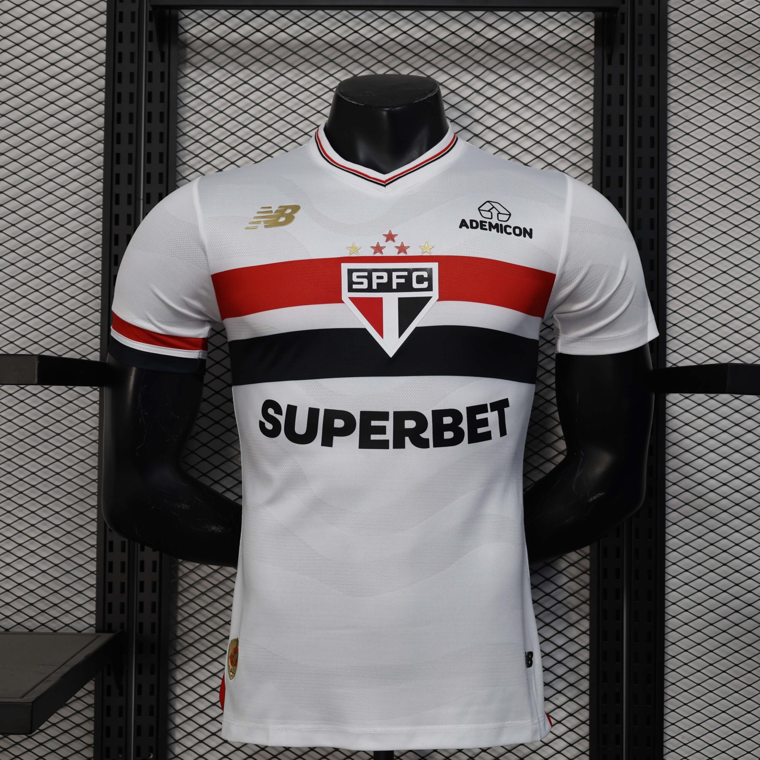 0383154b147c00a3a61df8044bf684691396075b 2025/2026 Player Version São Paulo Home Jersey 1:1 Thai Quality - Image 1