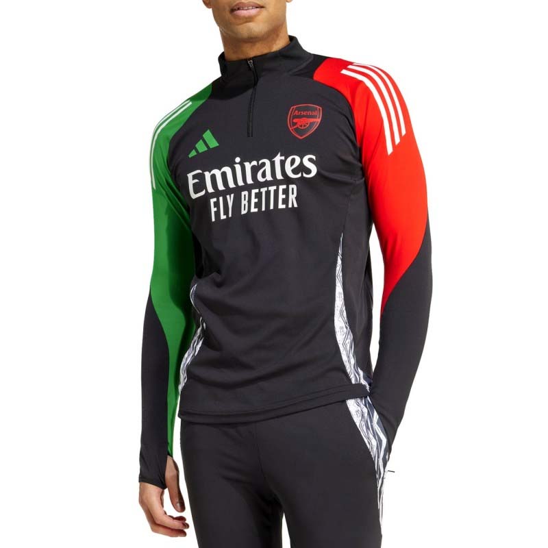 055cc12be9596f9cdf9855bc00212175298860d0 2024/2025 Arsenal Half-Pull Training Suit Black Football Shirt 1:1 Thai Quality Set - Image 1
