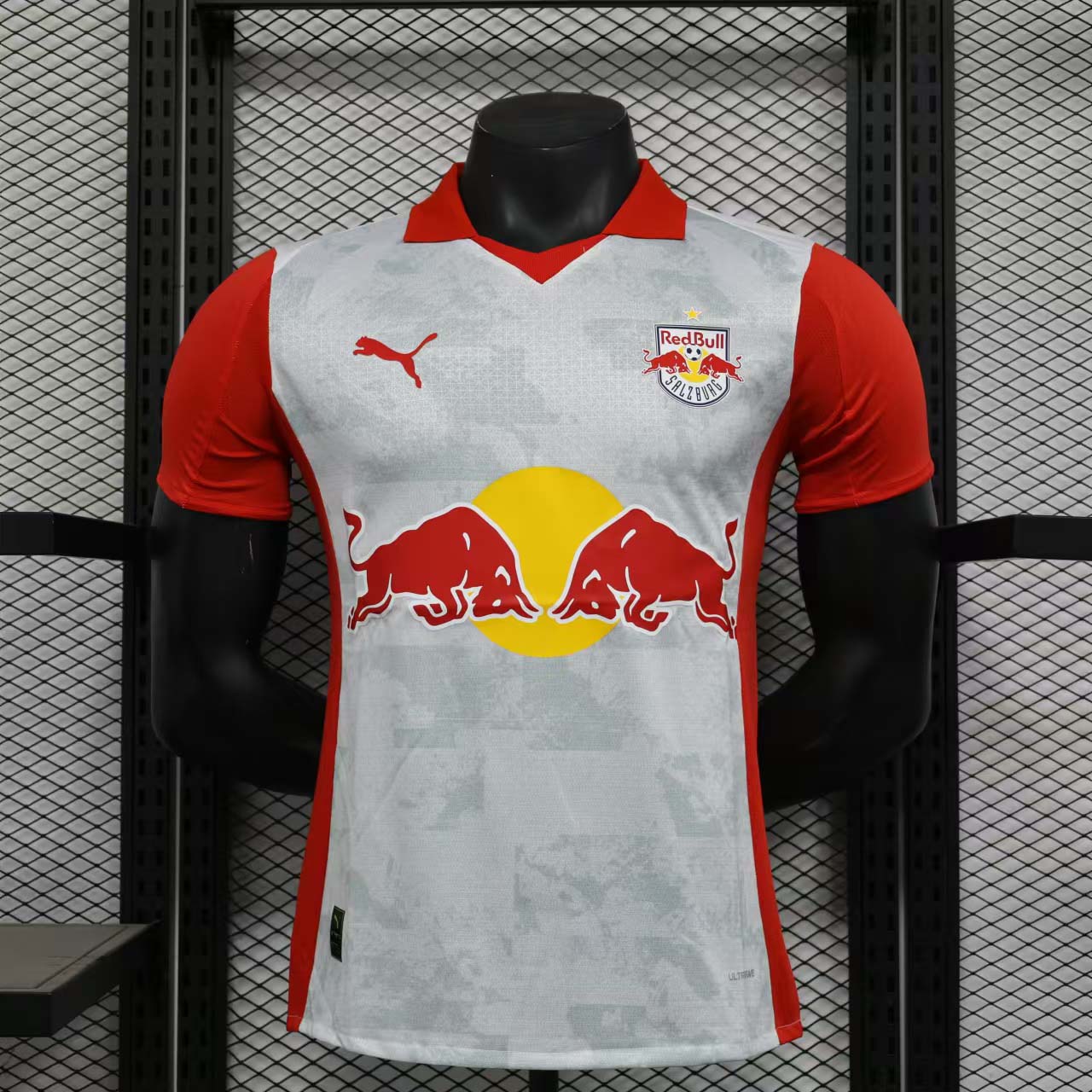 056fde1479ceefca189dfeff092e15c89219d658 2025/2026 Player Version Red Bull Salzburg Home Football Shirt 1:1 Thai Quality - Image 1