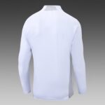 2025/2026 Real Madrid Half-Pull Training Suit White-Gray Football Shirt Set - Image 4