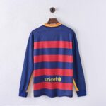 2015/2016 Retro Long Sleeve Barcelona Home Football Shirt 1:1 Thai Quality - Image 2