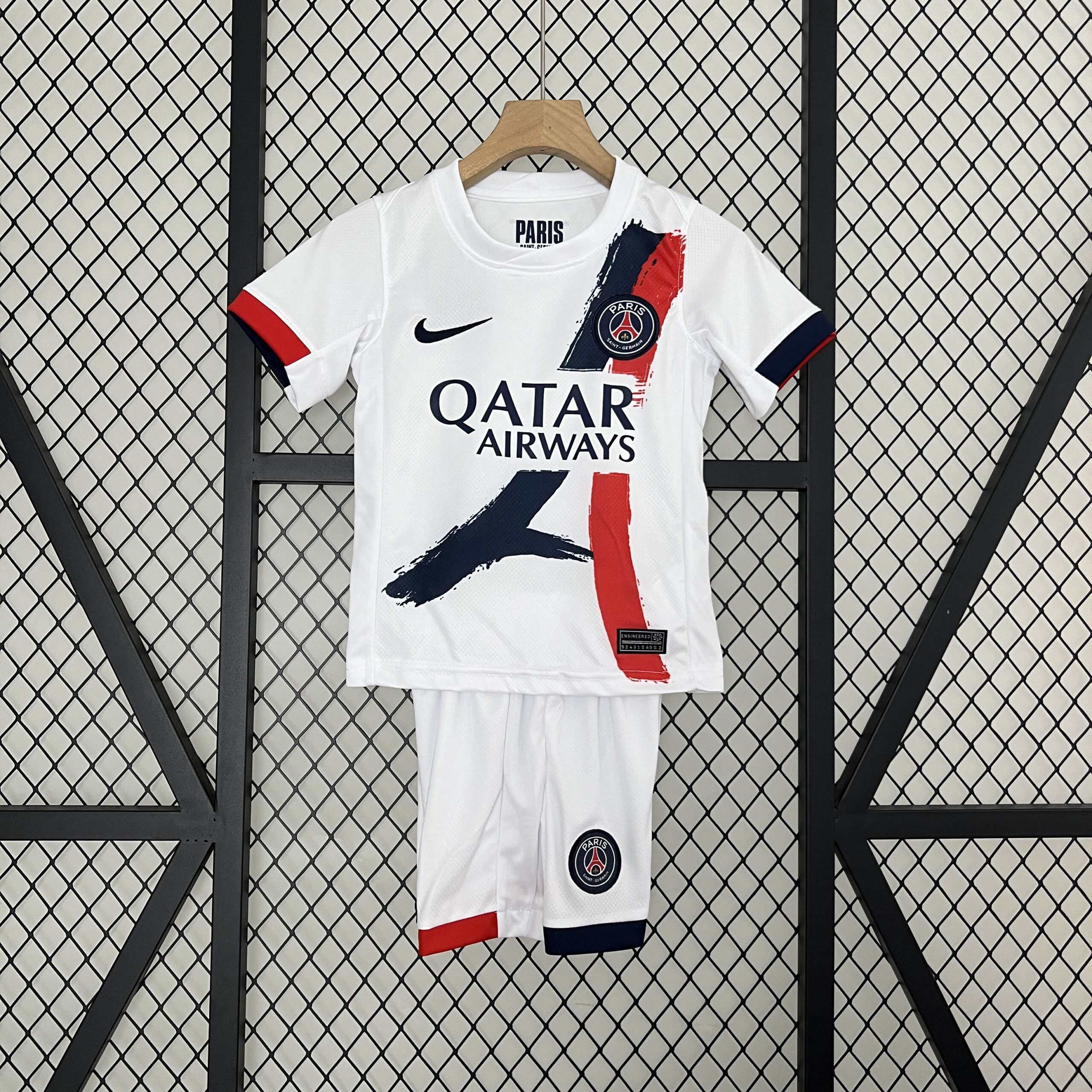 0eec88c6de851c61eb5e2434ebbab6a15f254993 2024/2025 Psg Paris Saint-Germain Away Football Shirt 1:1 Thai Quality Kids Size - Image 1