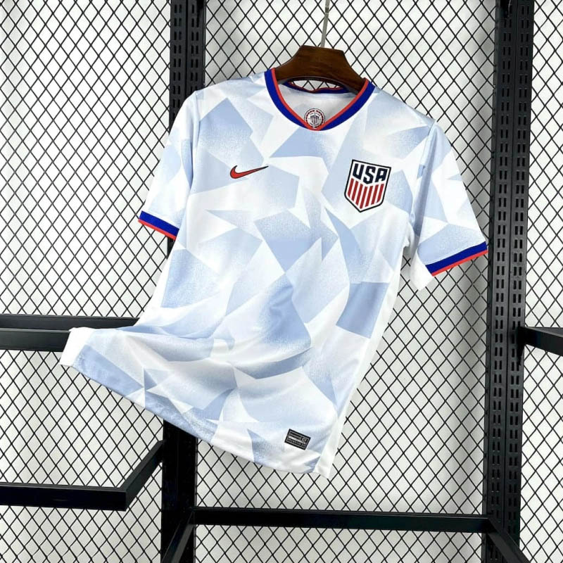 0efbb15e97a77d54844aa9c27aed83cd046a076f 2025 United States Women's Team Home Football Shirt 1:1 Thai Quality Men With - Image 1