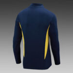 2023/2024 Real Madrid Half-Pull Training Suit Blue Set - Image 4