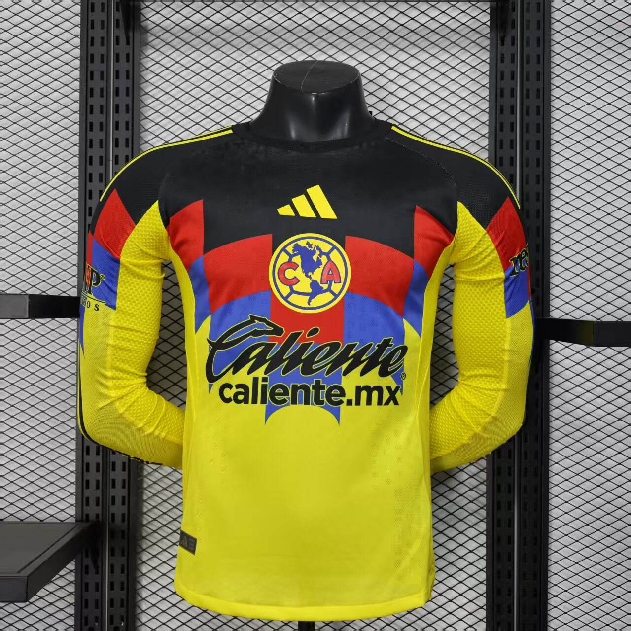 1560374ce3c295805eb80535fd0f38b086ebcd14 2025/2026 Player Version Long Sleeve América Home Jersey 1:1 Thai Quality - Image 1