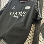 2024/2025 Psg Paris Saint-Germain Fourth Away Black Football Shirt 1:1 Thai Quality - Image 8