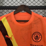 2025/2026 Manchester City KidSuper Joint Edition Orange Football Shirt 1:1 Thai Quality - Image 3