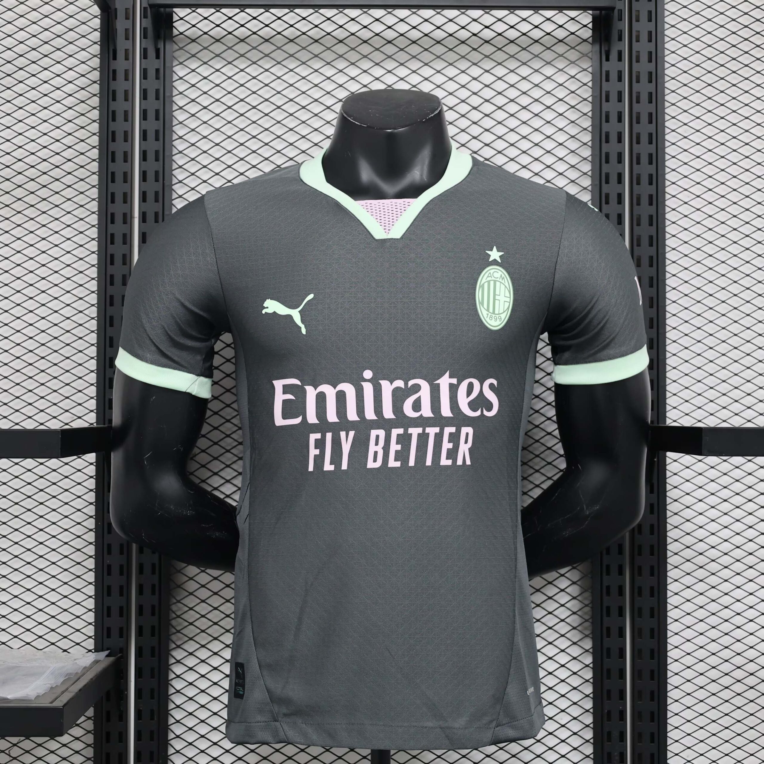 19b73b9425ec1ab2638c6c6137307fd7b9e68d50 2024/2025 Player Version AC Milan Third Away Soccer Jersey 1:1 Thai Quality - Image 1