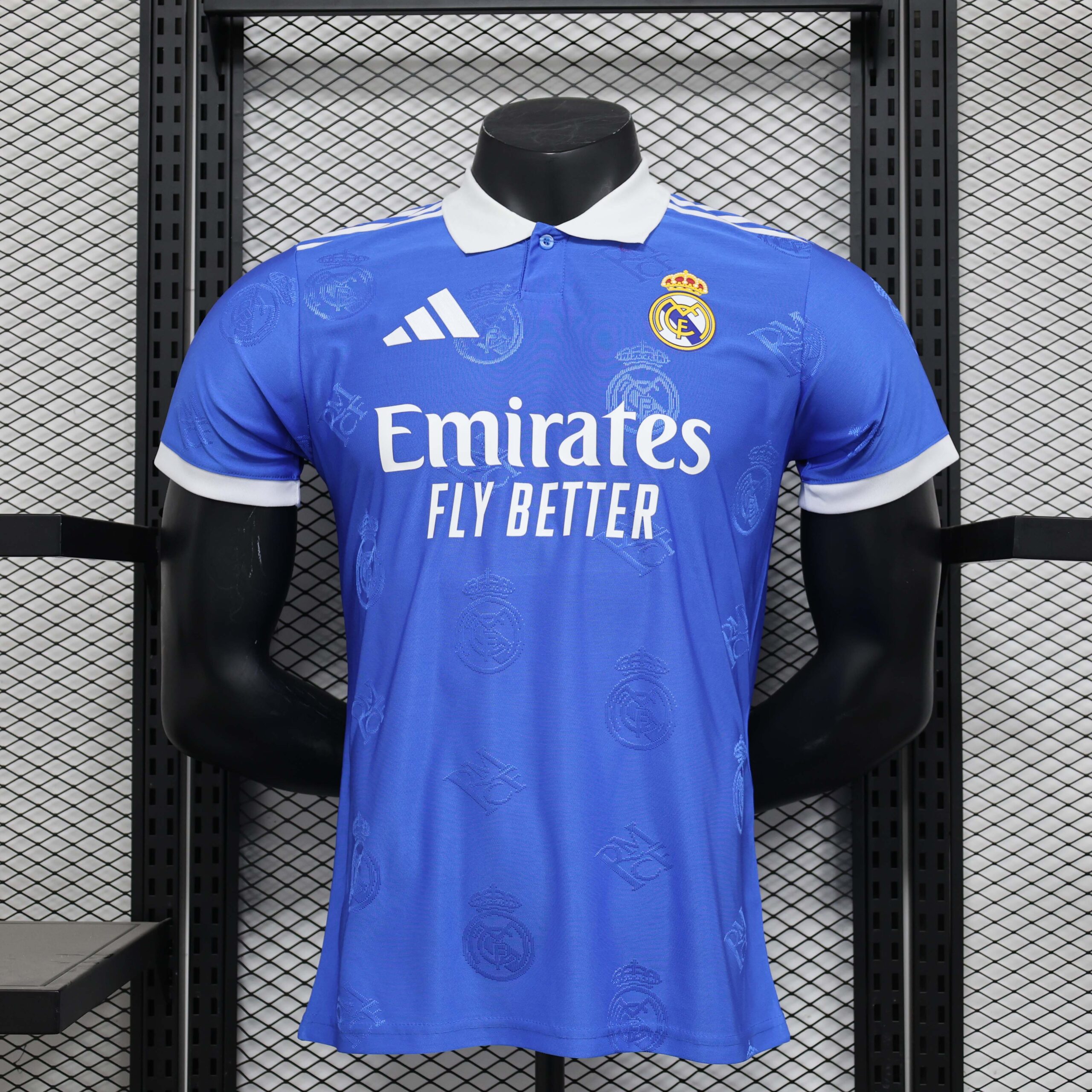 1ed0075bed38b3f932e3aa57cdd318afd66f9fad 2024/2025 Player Version Real Madrid Special Edition Blue Football Shirt 1:1 Thai Quality - Image 1