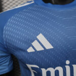 2025/2026 Player Version Real Madrid Goalkeeper Blue Football Shirt 1:1 Thai Quality - Image 4