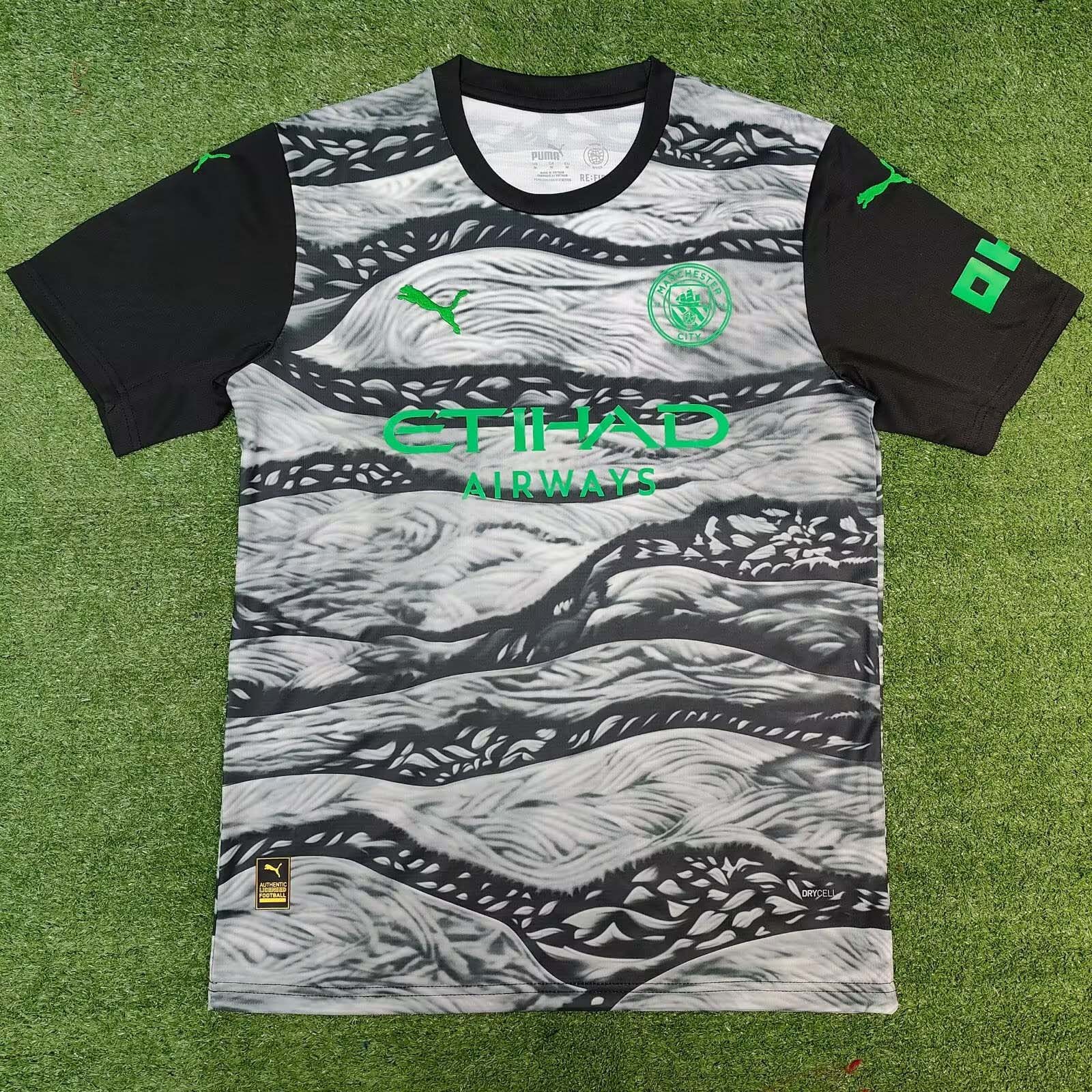 245495d5c337f801ff7fa4084c329376cf542305 2025/2026 Manchester City Concept Edition Grey Football Shirt 1:1 Thai Quality - Image 1