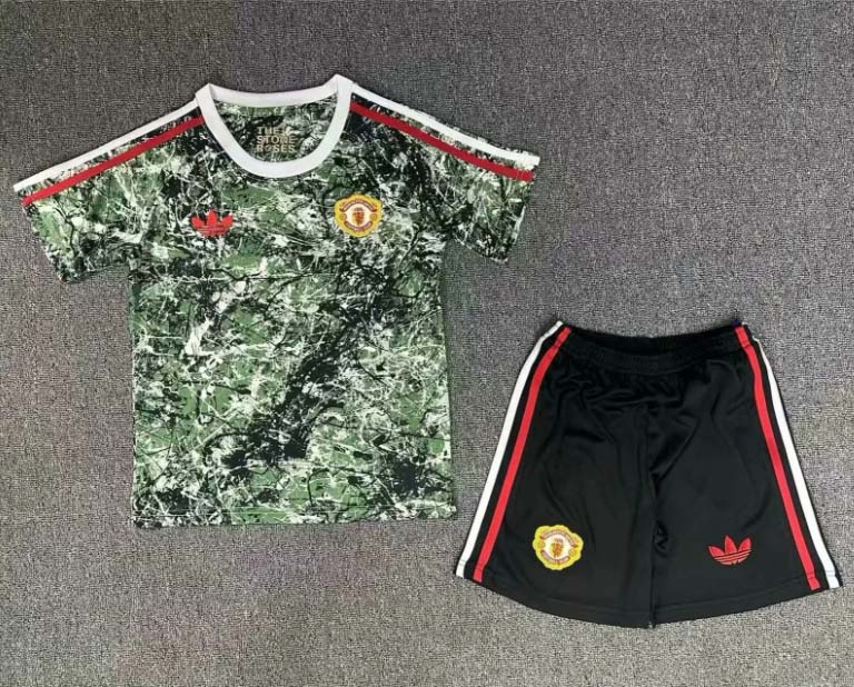 26c1448a8e4482667b3428406b869b9291c1e821 2024/2025 Manchester United Joint Edition Football Shirt 1:1 Thai Quality Kids Size - Image 1