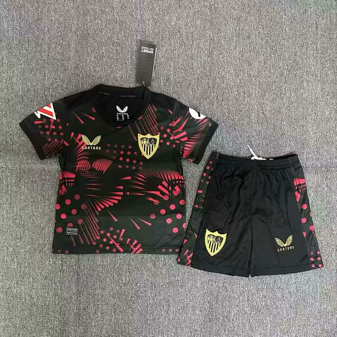 26dc79282015f9ede21ba1afa962568ea1f3e317 2024/2025 Seville Third Away Football Shirt 1:1 Thai Quality Kids Size - Image 1
