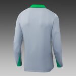2025 Nigeria Half-Pull Training Suit Grey Football Shirt 1:1 Thai Quality Set - Image 4