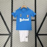 1987/1988 Retro Napoli Home Soccer Jersey 1:1 Thai Quality Kids Size