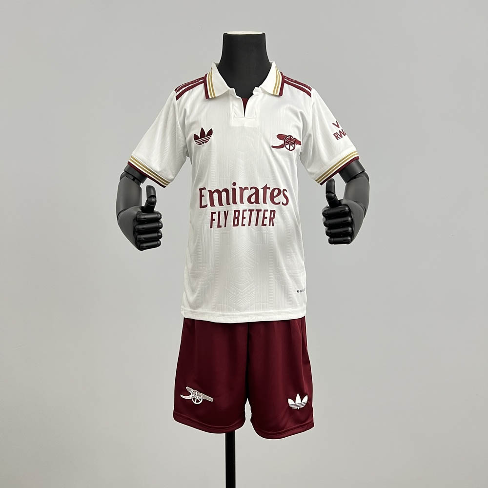 2aafb145e779de276e4846a9ca12e232d90d68c9 2025/2026 Arsenal Third Away Football Shirt 1:1 Thai Quality Kids Size - Image 1