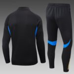 2025/2026 Manchester Long Zipped Jacket Black Football Shirt 1:1 Thai Quality Set - Image 2