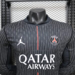 2025/2026 Player Version Long Sleeve Psg Paris Saint-Germain Fourth Away Football Shirt 1:1 Thai Quality - Image 3