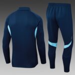 2025/2026 Arsenal Half-Pull Training Suit Royal Blue Football Shirt 1:1 Thai Quality Set - Image 2