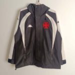 2025/2026 Vasco da Gama Windbreaker Black and white Football Shirt 1:1 Thai Quality