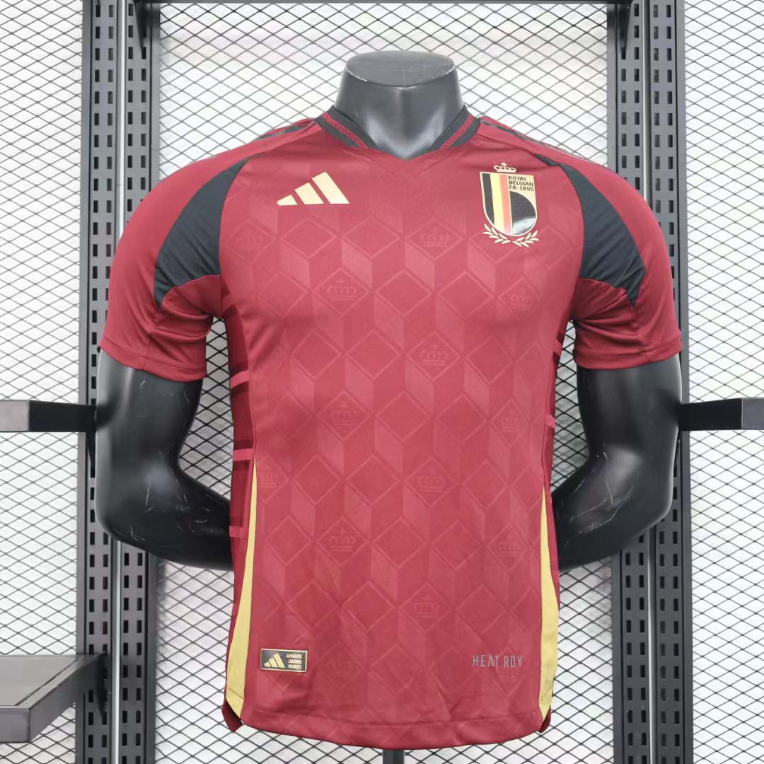 372f3cebfa7d75f54e60b8a5468de859a9ce6df1 2024 Player Version Belgium National Team Home Football Shirt 1:1 Thai Quality - Image 1