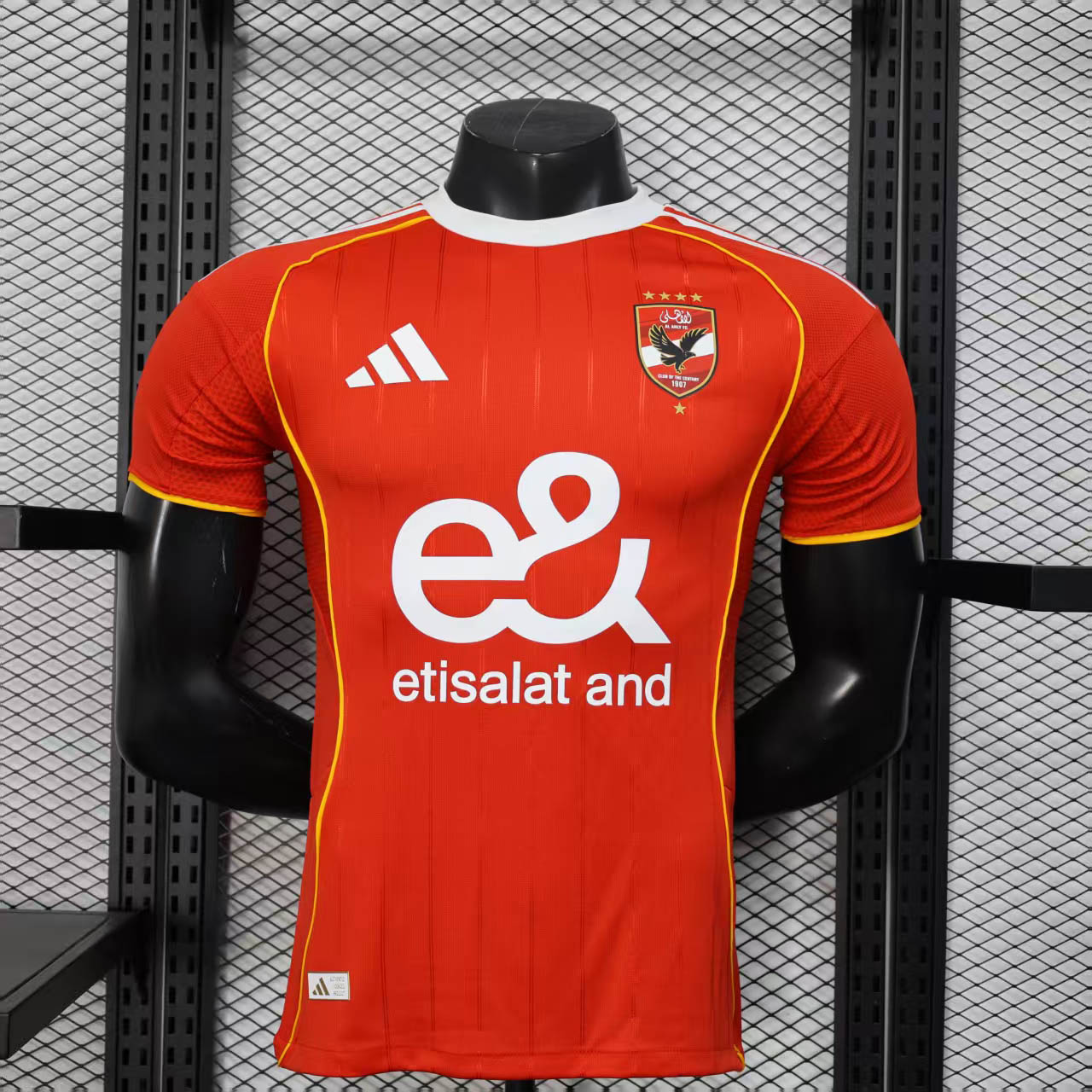 396150806f9f54d526d0edbf9bdeb4593658edf0 2025/2026 Player Version Al Ahly Home Football Shirt 1:1 Thai Quality - Image 1