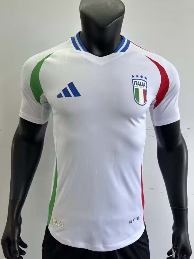 3bf16c58849f1fd7e28712a41fe893a4e96b568d 2024 Player Version Italy Away Football Shirt 1:1 Thai Quality - Image 1