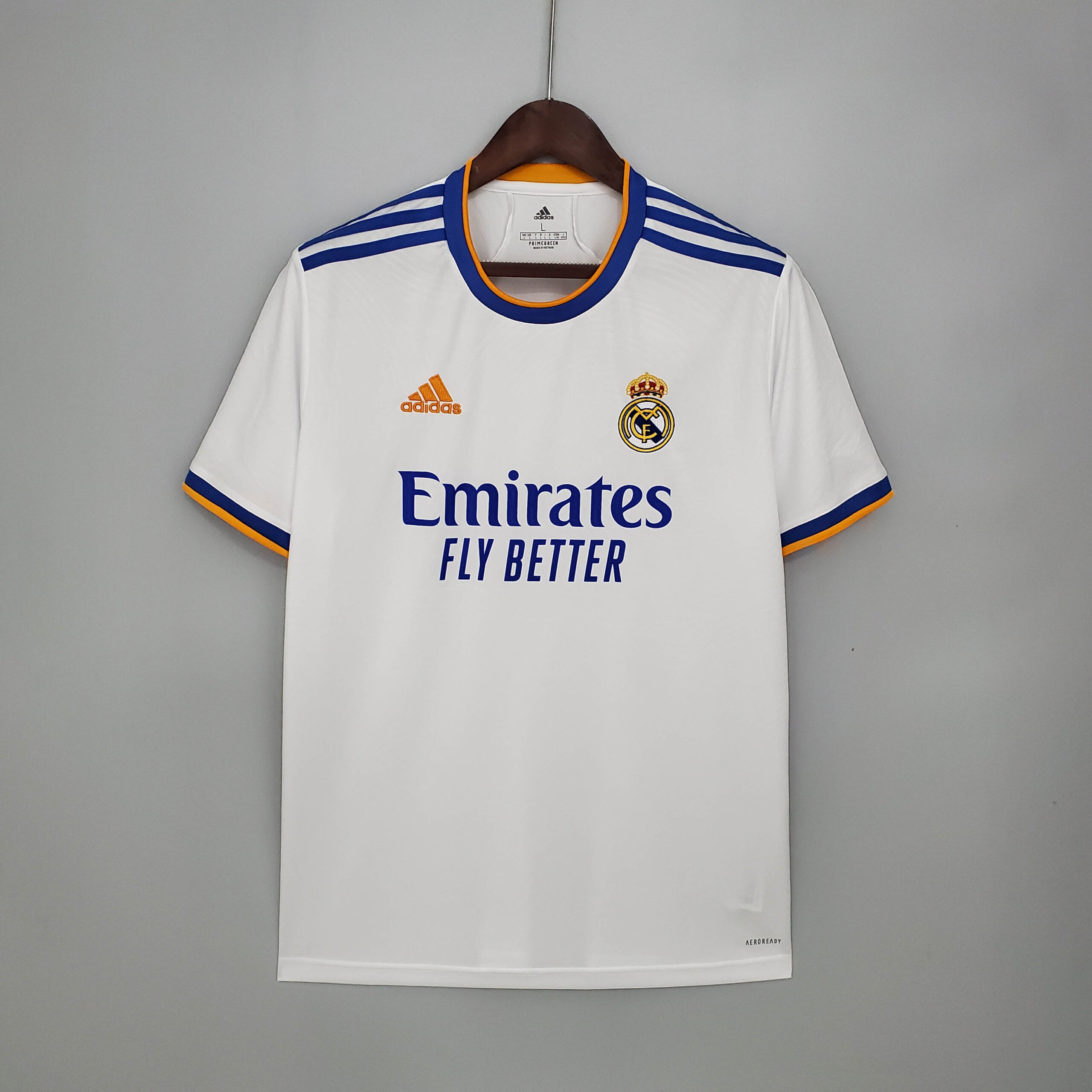 3f893824968b2021e0a71c96a4ee3b1efe8d9ee7 2021/2022 Real Madrid Football Shirt Home - Image 1