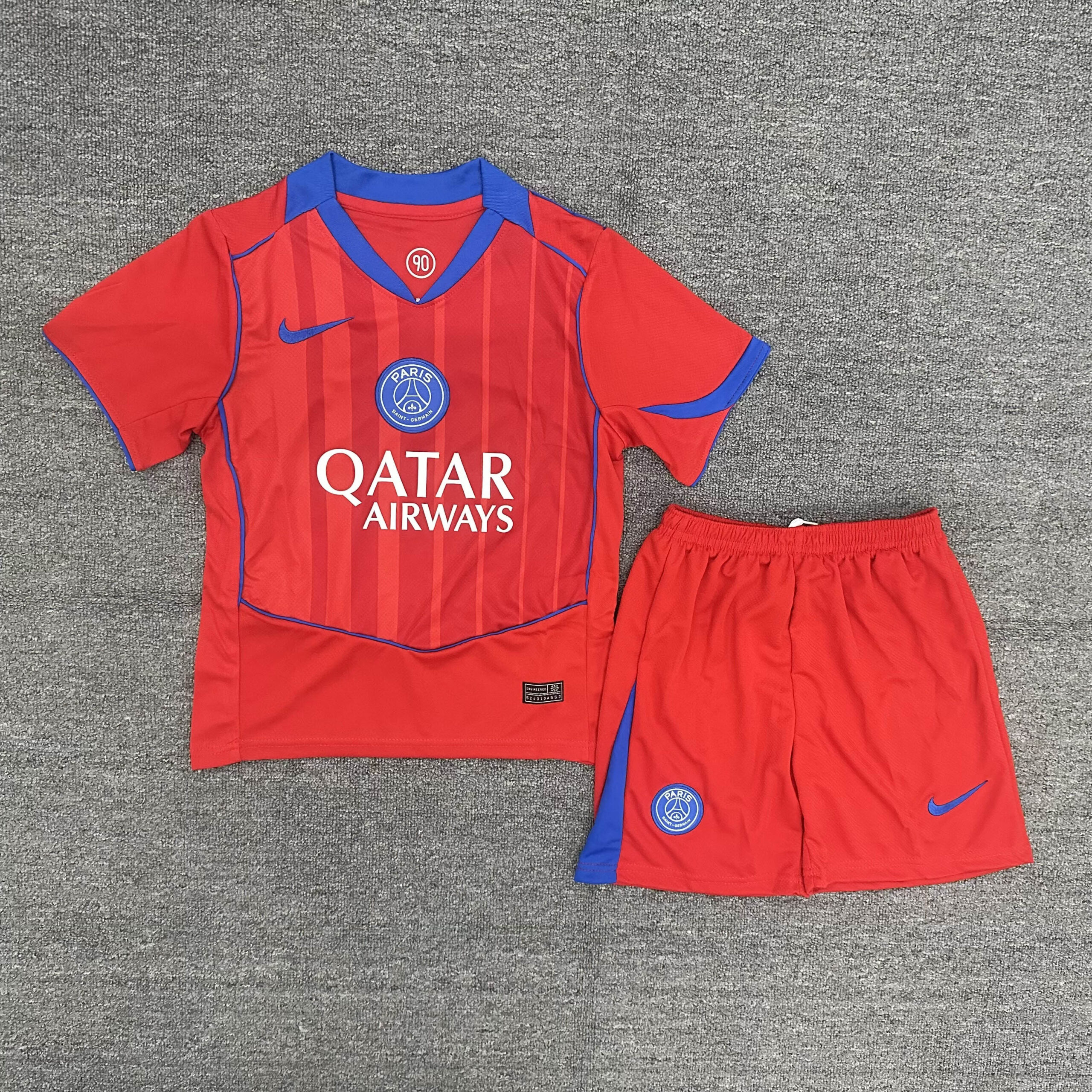 43e5754bb3ef7752de51218acabf6db615384519 2025/2026 Psg Paris Saint-Germain Third Away Football Shirt 1:1 Thai Quality Kids Size - Image 1