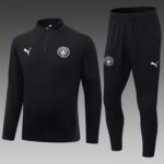 2025/2026 Manchester City Half-Pull Training Suit Black Football Shirt 1:1 Thai Quality Set