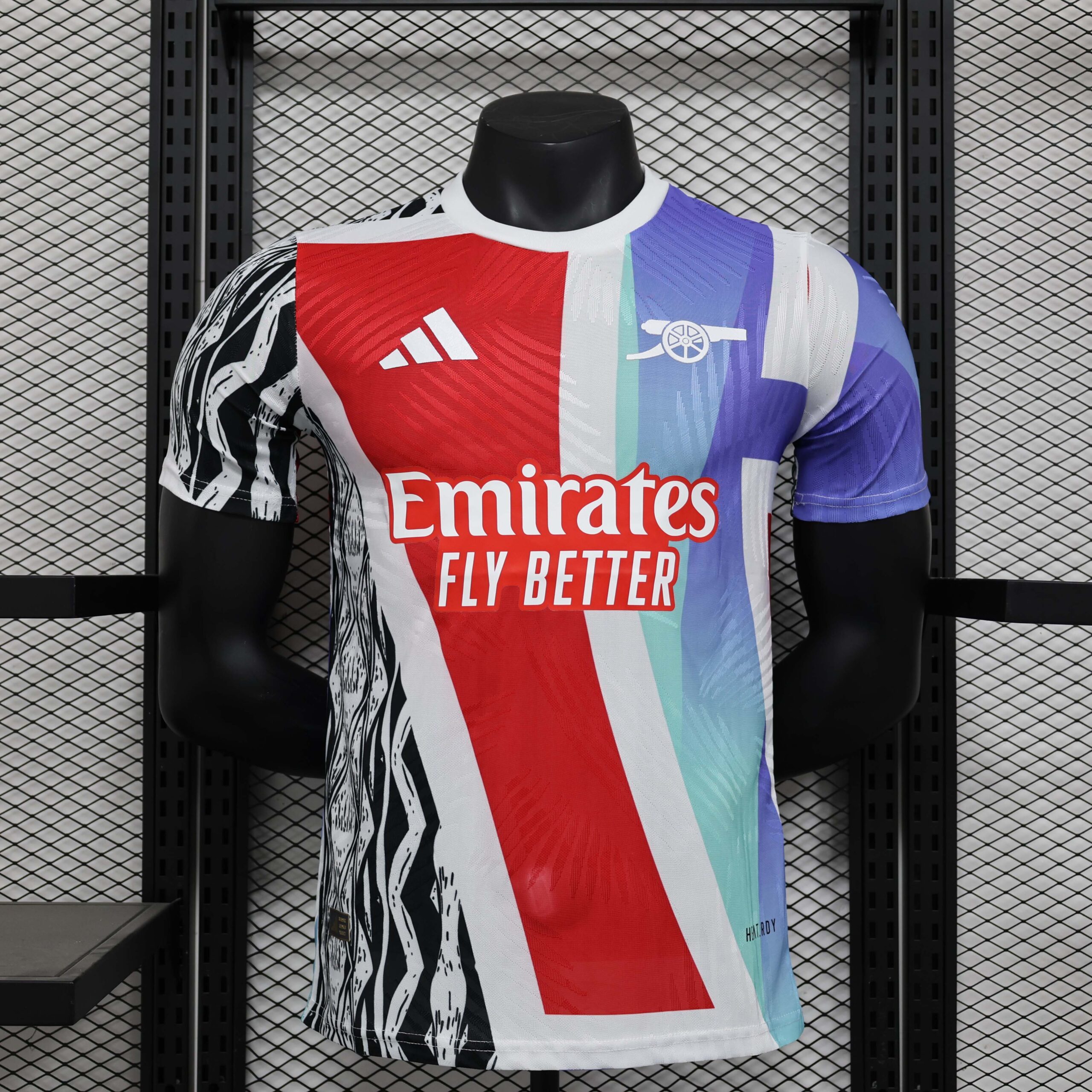 46c712d34fd501c9820e39e4a20a5a5e714d39da 2024/2025 Player Version Arsenal Pre-match clothing Football Shirt 1:1 Thai Quality - Image 1