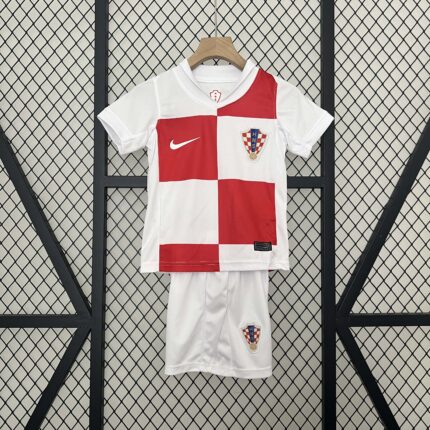 2024 Croatia National Team Home Football Shirt 1:1 Thai Quality Kids Size