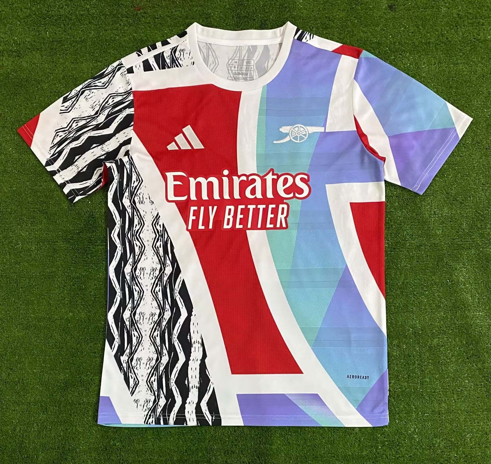49b21d37362a289eee46bc647c88895a4720a259 2024/2025 Arsenal Pre-match clothing Football Shirt 1:1 Thai Quality - Image 1