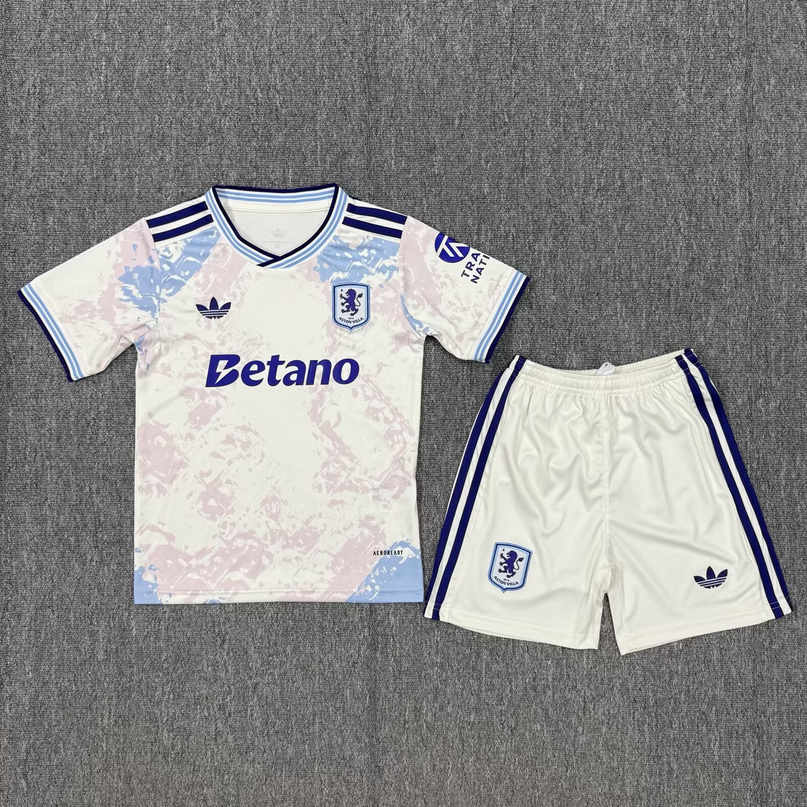 49b27353ca05a0b416dcaeb04a5dc0ebdf63f604 2025/2026 Aston Villa Third Away Football Shirt 1:1 Thai Quality Kids Size - Image 1