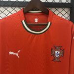 2025  Long Sleeve Portugal Home Football Shirt 1:1 Thai Quality - Image 3