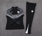 2025/2026 Psg Paris Saint-Germain Half-Pull Training Suit Black Football Shirt 1:1 Thai Quality Set - Image 7
