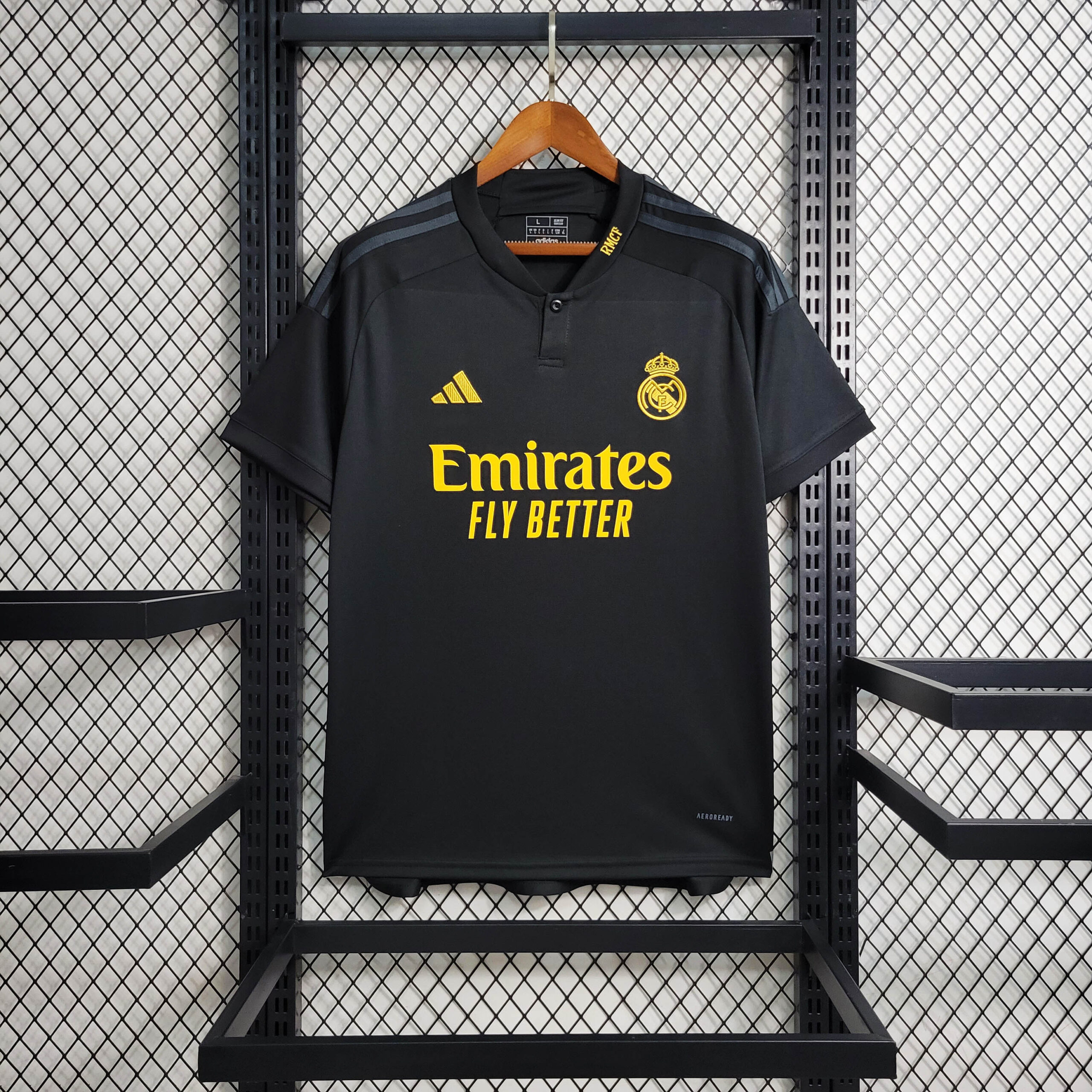 4cfd9e36b35a951df883b7cf380dad8c2cf168a4 2023/2024 Real Madrid Football Shirt Third Away - Image 1