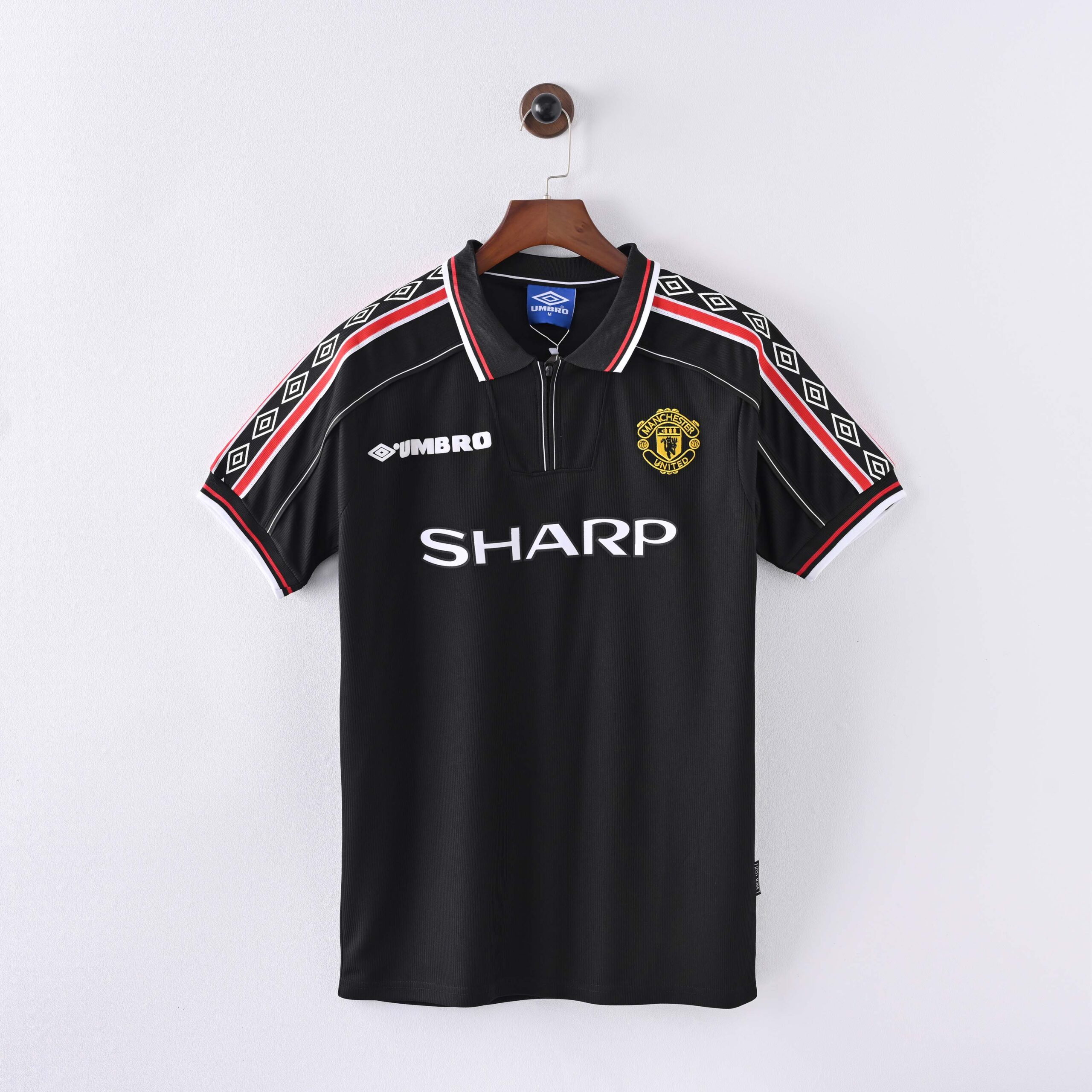 4e77df089d8a64d2d5604f63a4dae1a20d9732f6 1998/1999 Retro Manchester United Third Away Football Shirt 1:1 Thai Quality - Image 1