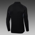 2025/2026 Real Madrid Long Zipped Jacket Black Football Shirt Set - Image 4
