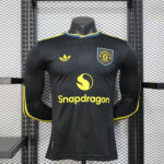2025/2026 Player Version Long Sleeve Manchester United Third Away Football Shirt 1:1 Thai Quality