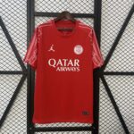2024/2025 Psg Paris Saint-Germain Fourth Away Red Football Shirt 1:1 Thai Quality