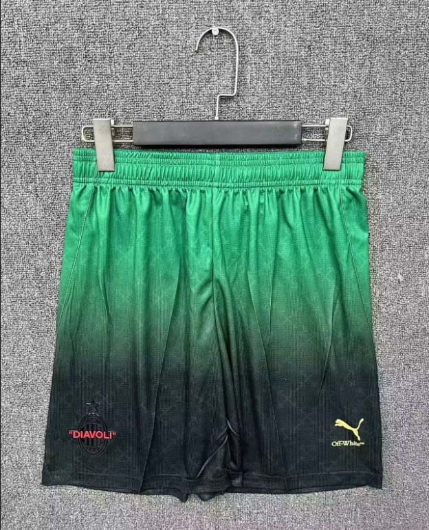 5617d176371eb5373174c27c31132102a1de82d9 2024/2025 AC Milan Fourth Away black Shorts 1:1 Thai Quality - Image 1