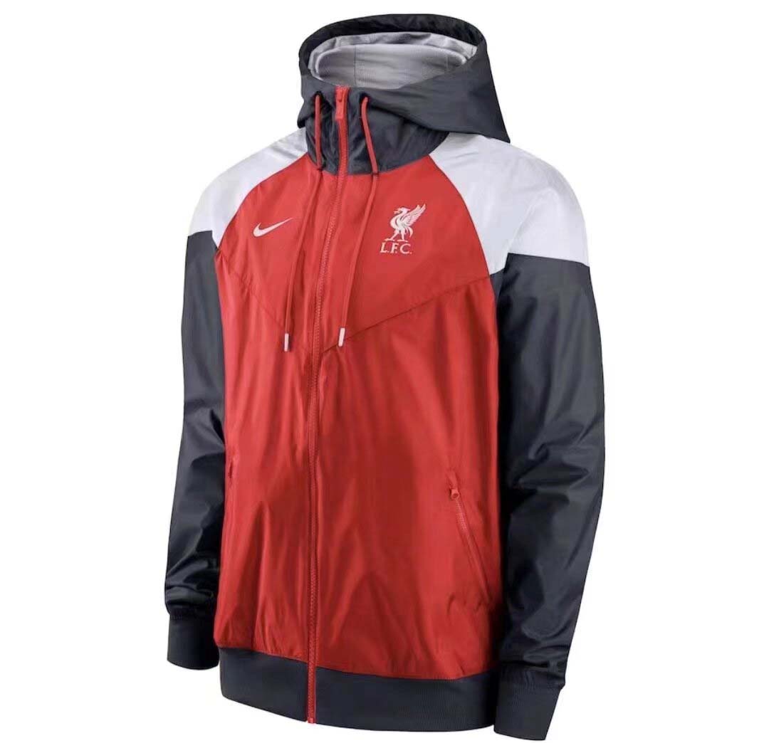 567ff56bb6f51416f12b6393390fa5575bff6bf0 2024/2025 Liverpool Windbreaker Red Soccer Jersey 1:1 Thai Quality - Image 1