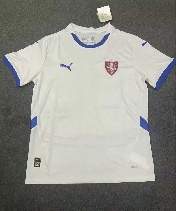 56c10eb1cc72b23a675c1a7c79a81b51199246bc 2024 Czech Republic National Team Away Football Shirt 1:1 Thai Quality - Image 1