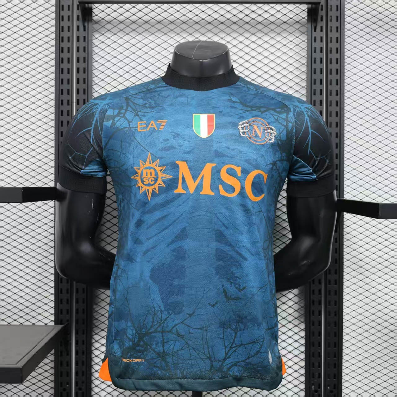 5ccc0a976073695ce3d34c2181af8fea3755e616 2025/2026 Player Version Napoli Halloween Special Edition Navy Blue Soccer Jersey 1:1 Thai Quality - Image 1