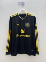 2025/2026 Long Sleeve Manchester United Third Away Football Shirt 1:1 Thai Quality