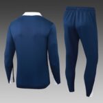 2025 Uruguay Half-Pull Training Suit Royal Blue Football Shirt 1:1 Thai Quality Set - Image 2