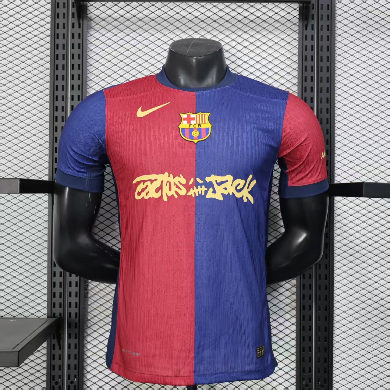 645046994ced1017548a85c9c811186e4e4ad9f9 2024/2025 Player Version Barcelona Home Travis Scott Joint Edition 1:1 Thai Quality - Image 1