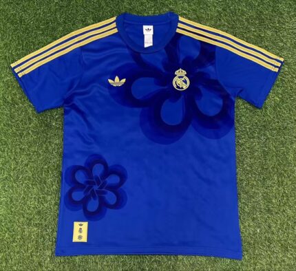2025/2026 Real Madrid New Year Special Edition Blue Football Shirt 1:1 Thai Quality