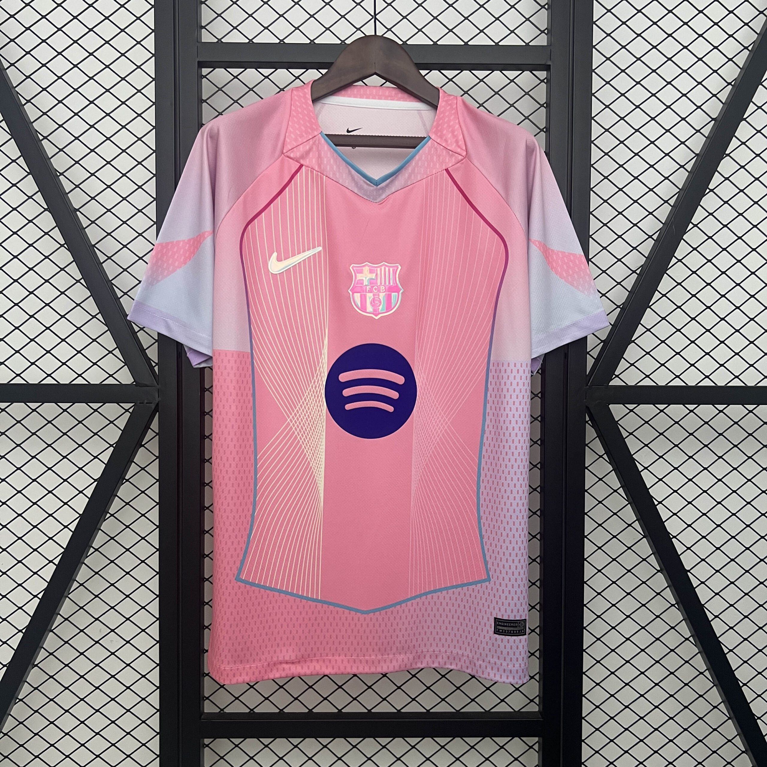6a3cc09043ab52d7ee34ca902fae8b19a662659d 2025/2026 Barcelona Concept Pink Football Shirt 1:1 Thai Quality - Image 1